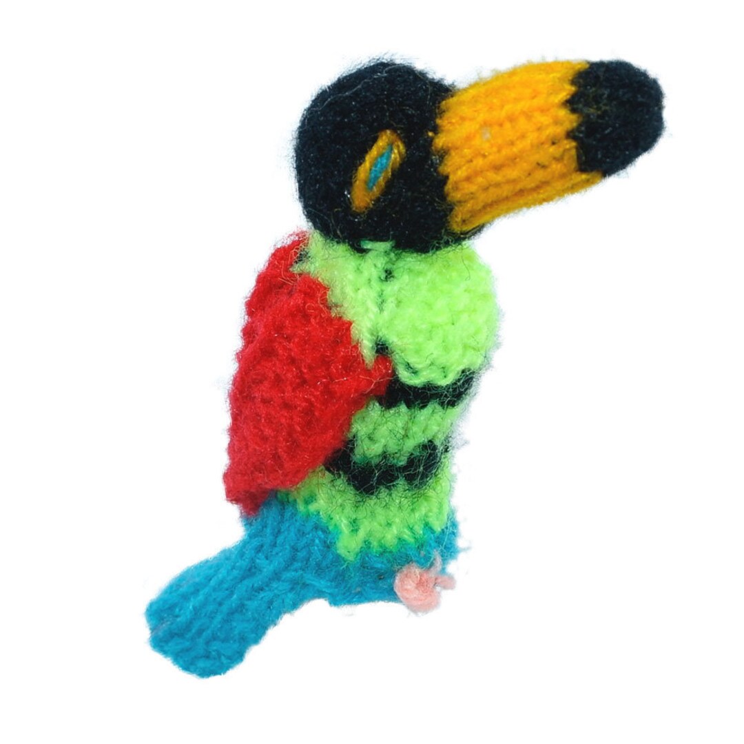 Toucan Finger Puppet Puppet Theater for Playing and Learning From Wool ...