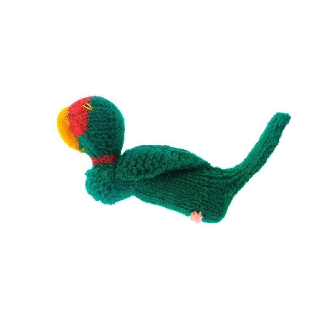 Parrot String Puppet Parrot Finger Puppet Puppet Theater for Playing and Learning From Wool ...