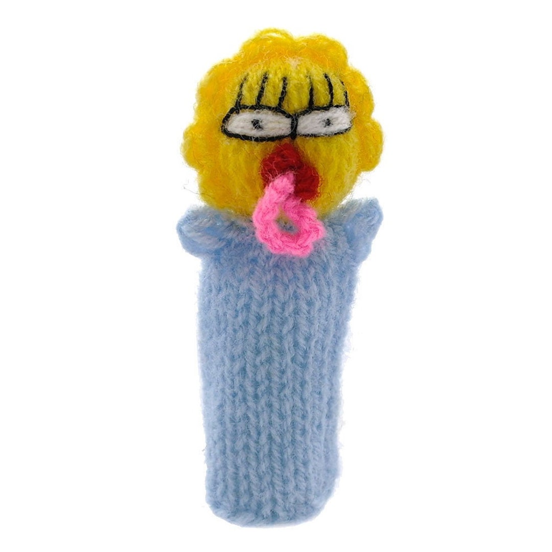 Finger Puppet Theatre for Playing and Learning Wool Knitting - Etsy ...