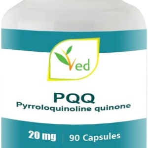 PQQ 20mg (Pyrroloquinoline Quinone) 90 Capsules