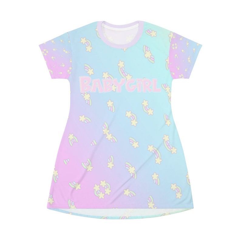 ABDL DDLG Babygirl Rainbow Pastel Dress | Etsy Australia