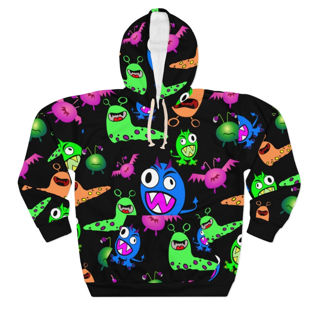 MDLB Monsters Pullover Hoodie - Etsy Sweden