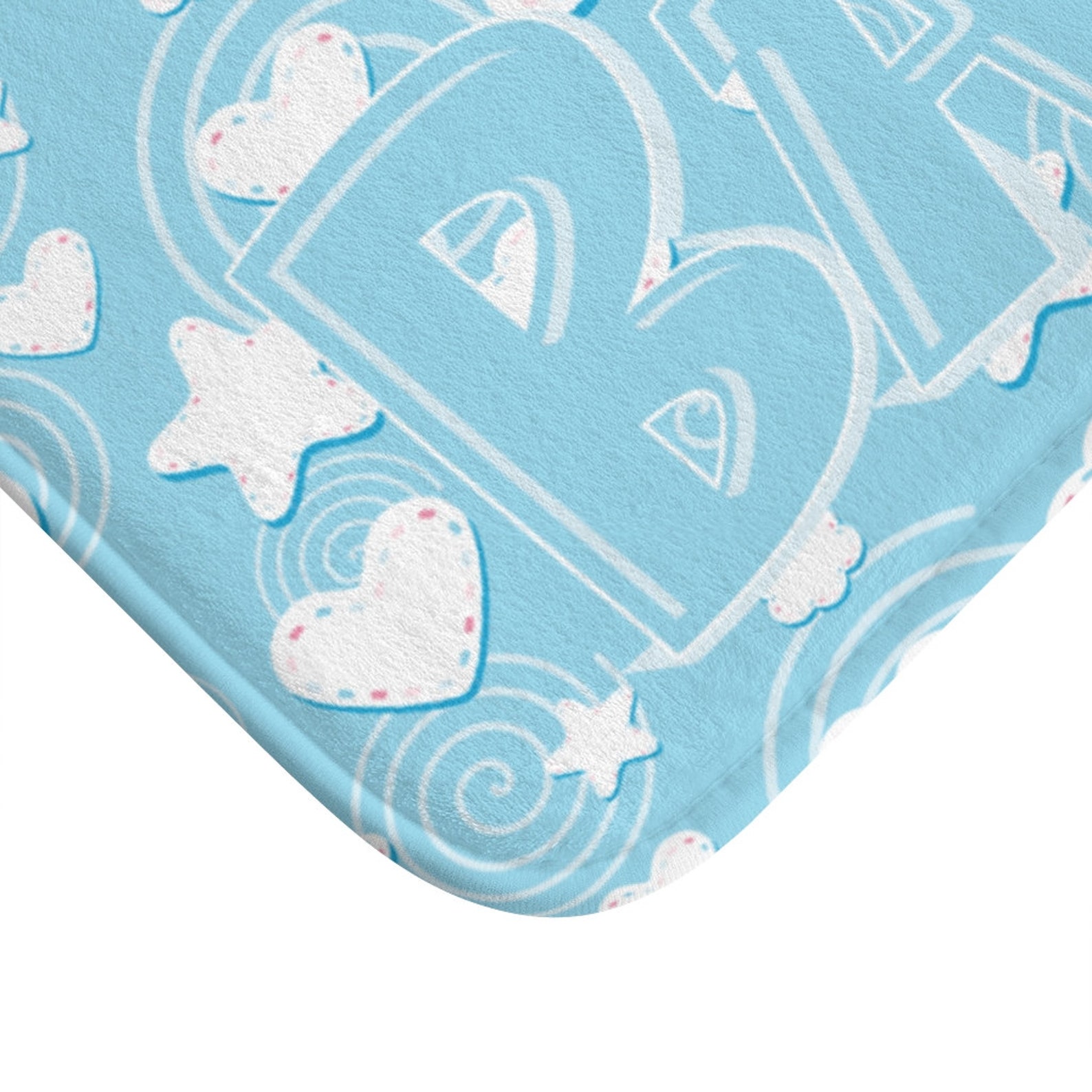 ABDL MDLB DDLB Blue Baby Bath Mat Etsy