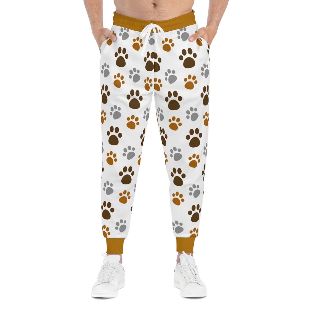 ABDL Paw Print Athletic Joggers - Etsy