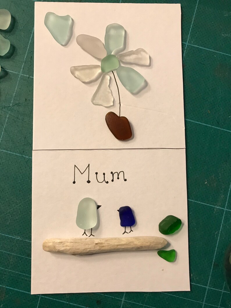Make Your Own Sea Glass Picture Craft Kit Etsy