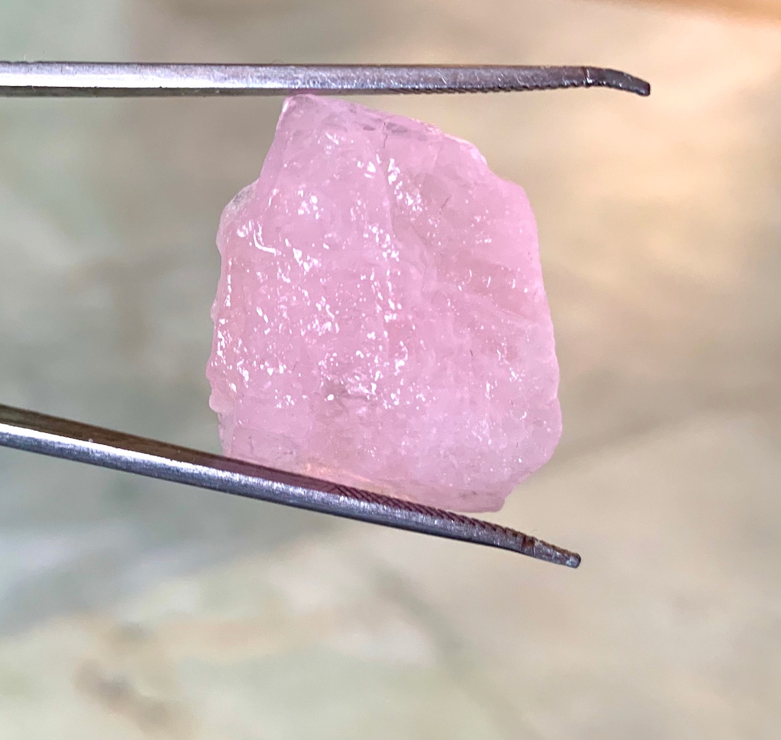 Raw Pink Morganite Rough Crystal Natural Raw Morganite Loose | Etsy