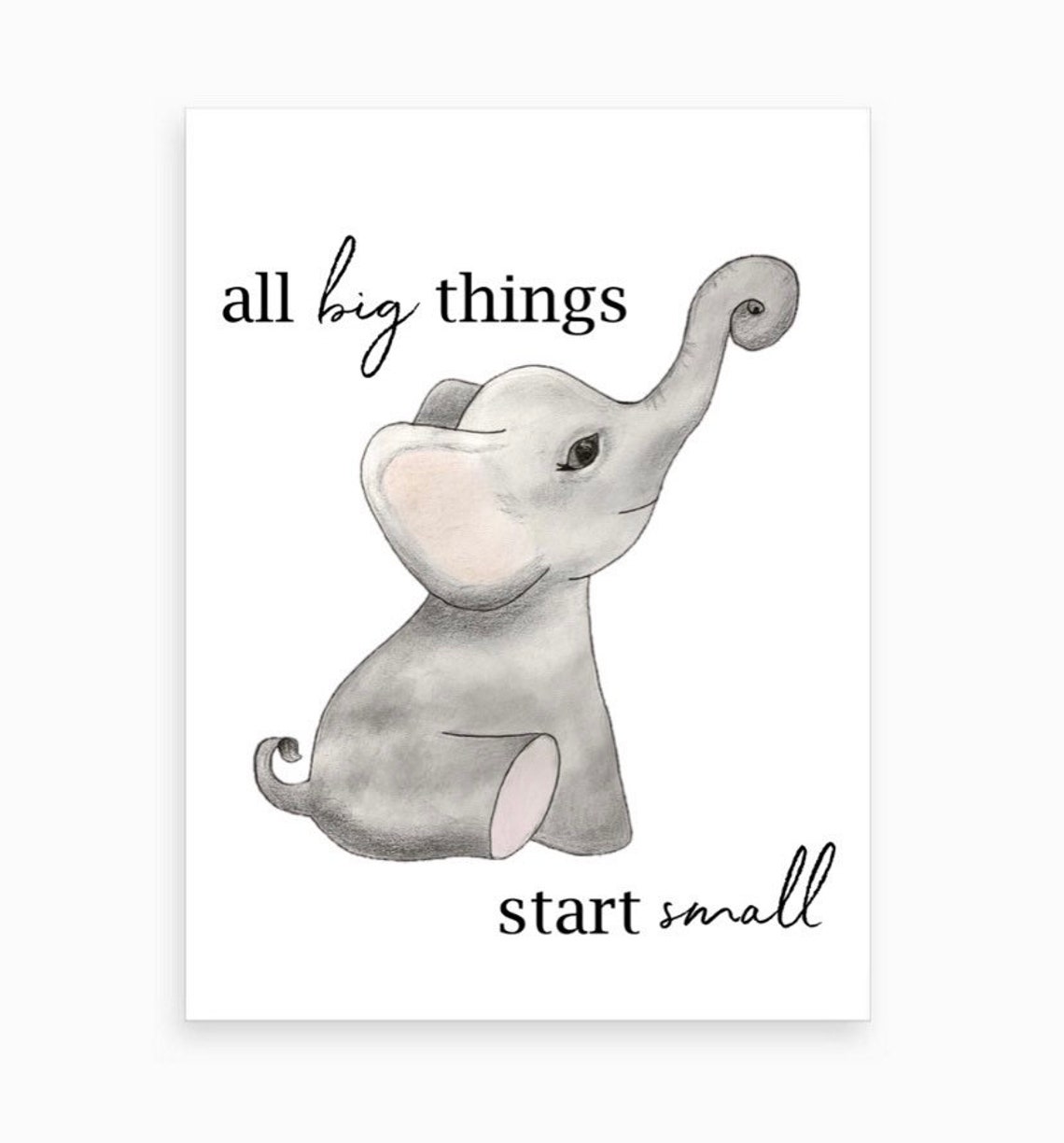 Safari Animals & Quotes for Nursery Nursery Prints Baby Etsy