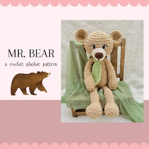 Teddy Bear Crochet Pattern, Bear Plushie Pattern, Crochet Amigurumi Teddy Bear, Babys First, Newborn Photography, Ragdoll Lovey Snuggler