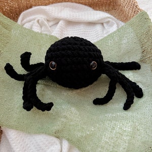 Spunk Spider / Spider / Halloween Spider / Crochet Spider / Spider Baby / Plush Spider / Spider Plushie / Halloween / Harvest / Fall Decor