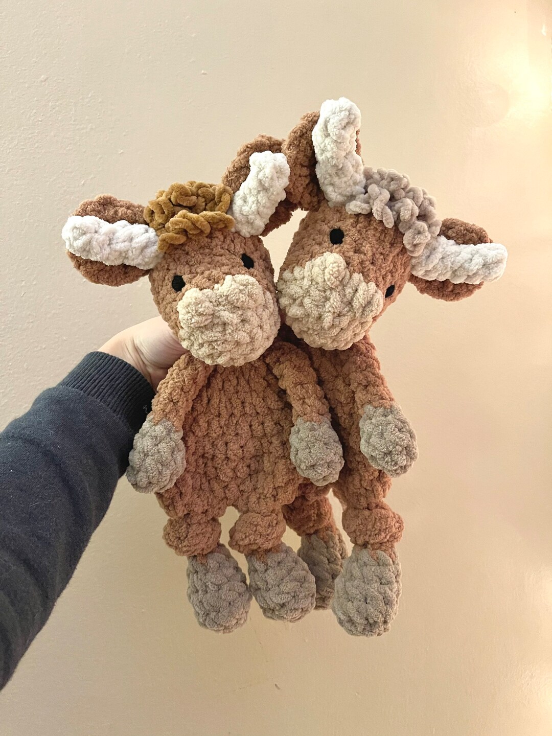 Crochet Highland Crochet Cow Cow Plush Highland Plush Cow