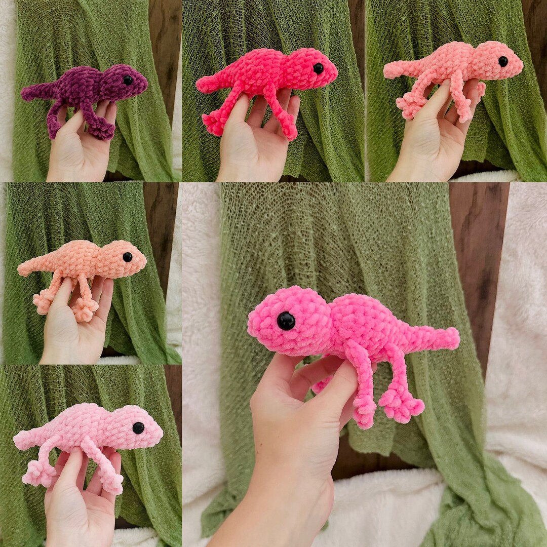 Gecko / Gecko Plushie / Twinkletoes / Crochet Gecko / Lizard Plushie / Lizard / Crochet Lizard