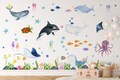 Ocean Animals Wall Decal - Nursery Undersea Wallsticker - Sea Animals Decals - Nautical Nursery Decor - Peel and Stick product logo