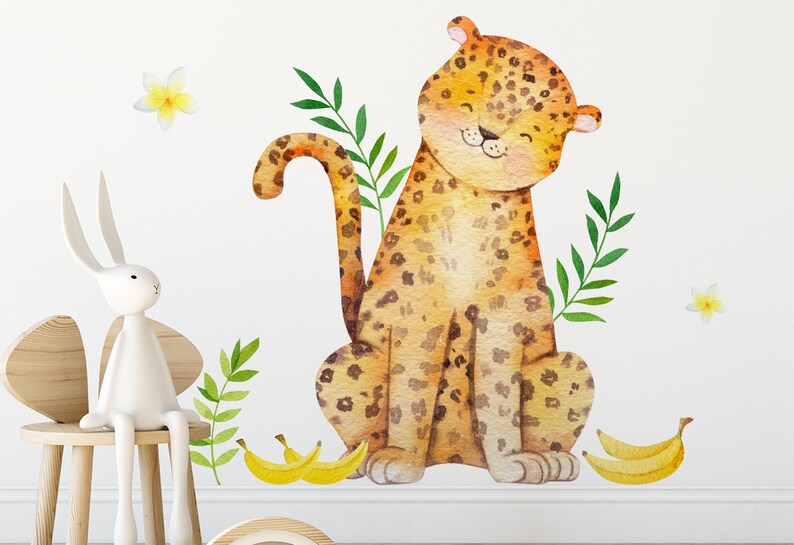 Jungle Animals Wall Decals for Nursery Jungle Animals Etsy