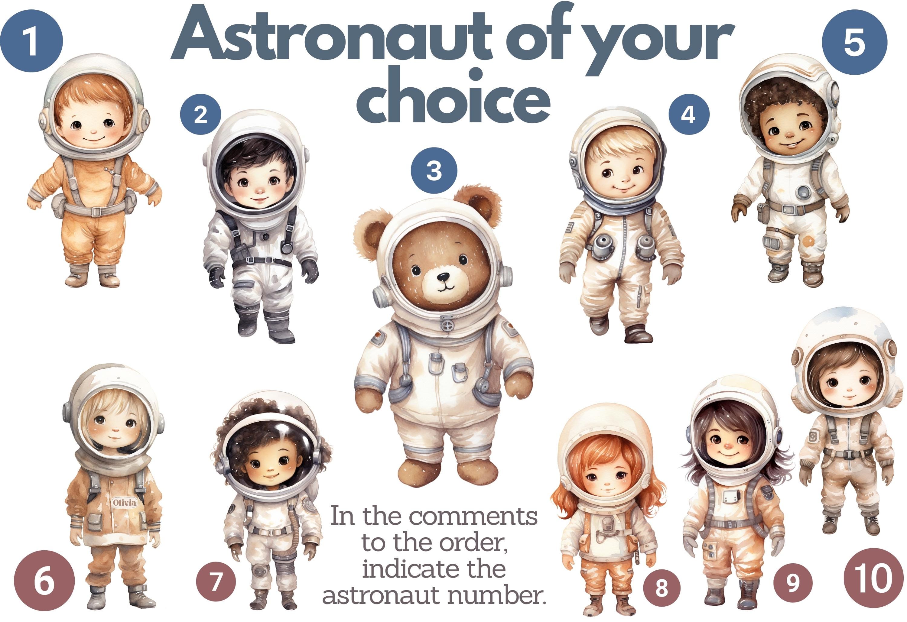 Adesivi Murali Spazio E Pianeti Per Camerette, Set Di 2 Fogli 30x90 Cm, Sistema Solare E Astronauti, Decorazione Fai Da Te