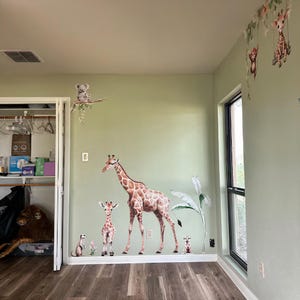 Jungle Animals Nursery Wall Decals – Safari Peel and Stick Stickers - Etsy