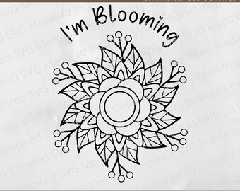 Download Blooming Flower Svg Etsy PSD Mockup Templates