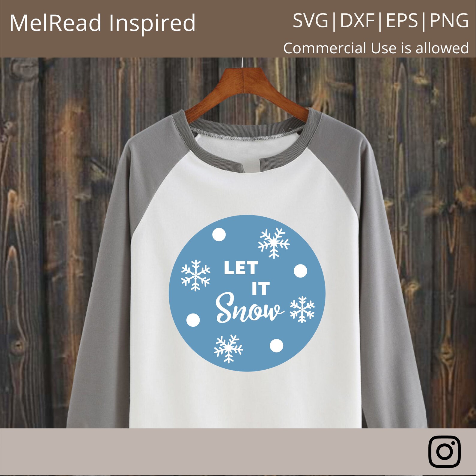 Let It Snow Svg - Winter Svg - Christmas Svg - Digital File - Cricut ...