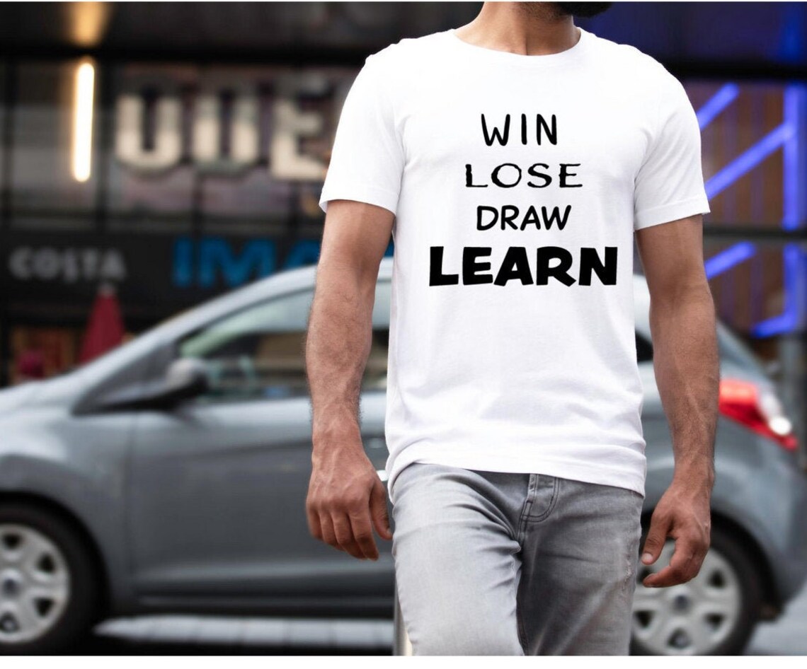 Win Lose Draw Learn SVG Inspirational SVG Inspirational Etsy