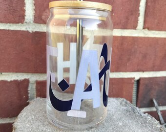 Bebe tu fe islámica / Lata de vidrio