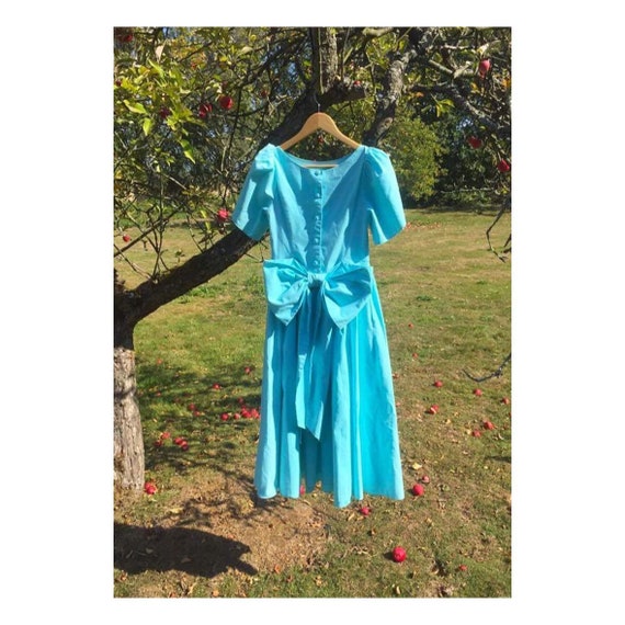 Laura Ashley 80s Bow Dress