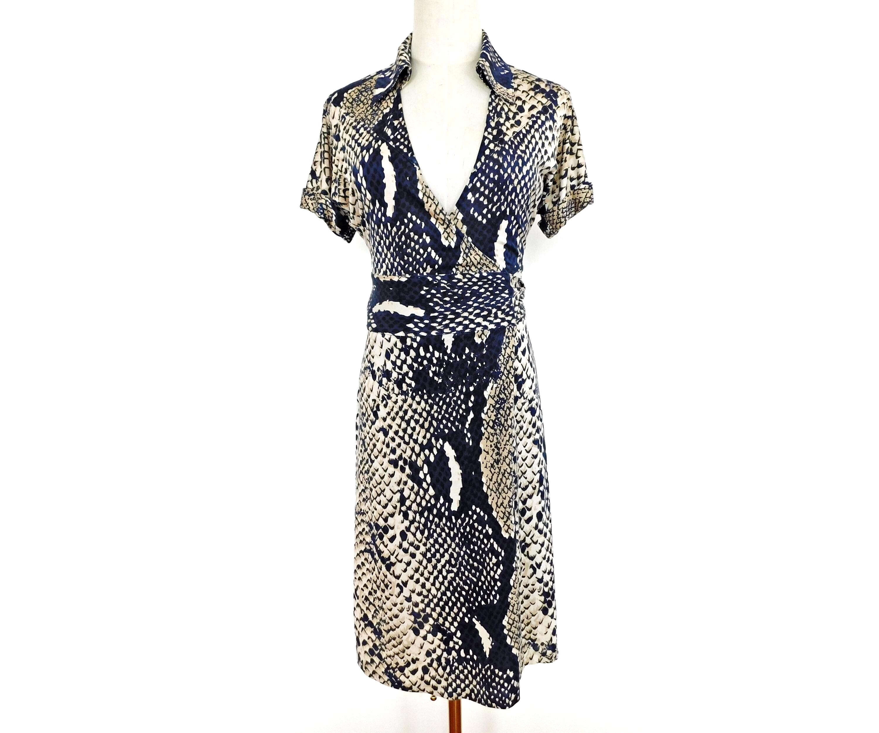 dvf wrap dress green DVF Julian Silk Jersey Wrap Dress