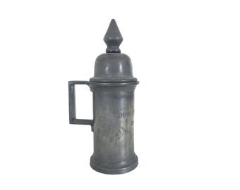 Brocca misuratrice francese d'epoca, arredamento da bar, misurazione di liquidi, misurazione di alcolici, utensili da cucina, brocca antica da mezzo decilitro,