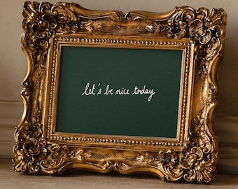 let's be nice, Tiny Handwritten Quote Print, Entryway Wall Art, Housewarming Soft Gift