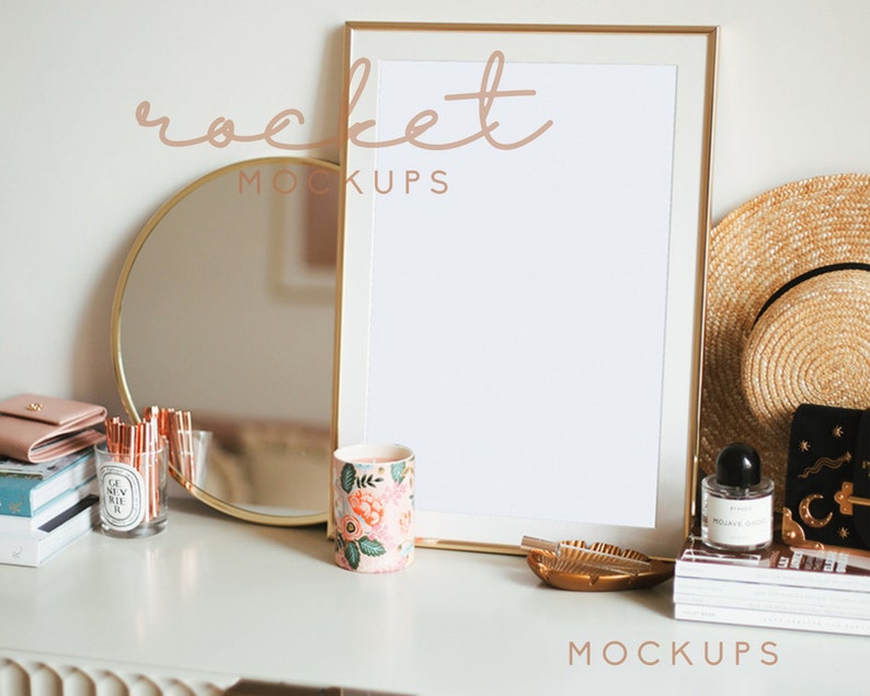 Download Frame Mockup Bundle Set of 4 Boho Picture Mock up photo | Etsy