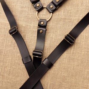 Leather Suspenders Retro. Wedding Groom Gifts. Party Gifts. Groomsmen Gift. Christmas Gift.Party Accessory. Birthday Gift.  Wedding Gifts