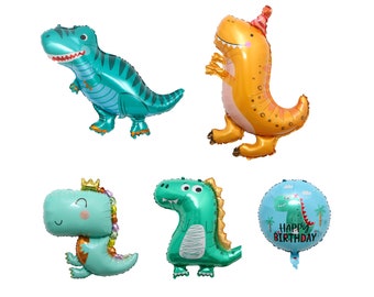 Decoração de festa de balão de dinossauro para aniversário de crianças, balão de dinossauro enorme, decoração de festa com tema de dinossauro, aniversário de dinossauro de meninos