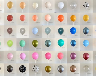12&quot; Latex Color Balloon, Custom Color Balloon, Choose Your Color Balloon, Party Balloon, Wedding Balloon, Balloon Garland