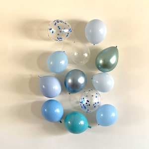 Blaue Luftballons Set Für Geburtstagsparty, Babyparty, Kindergeburtstag Dekoration, Blaue Themen Party Ballons