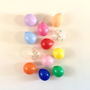 12 Pack Rainbow Balloon Set For Birthday Event Party, Colorful Balloons, Birthday Balloons, Party Decorations, Photo Shoot Balloons