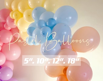 Pastel Rainbow Balloon, Pastel DIY Balloon Garland Arch, Unicorn Rainbow Balloon, Birthday Balloon Decor, Baby Shower Decor, Party Decor