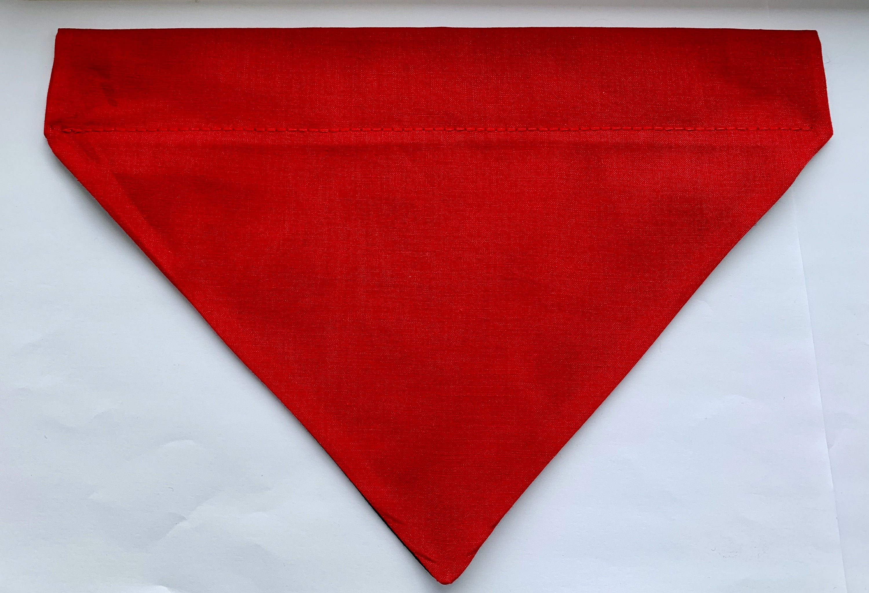 Red Dog Bandana Washable & adjustable Etsy