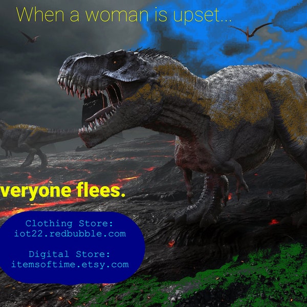 Tyrannosaurus Rex woman