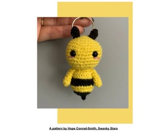 Bumblebee Keyring Pattern (PDF ONLY)