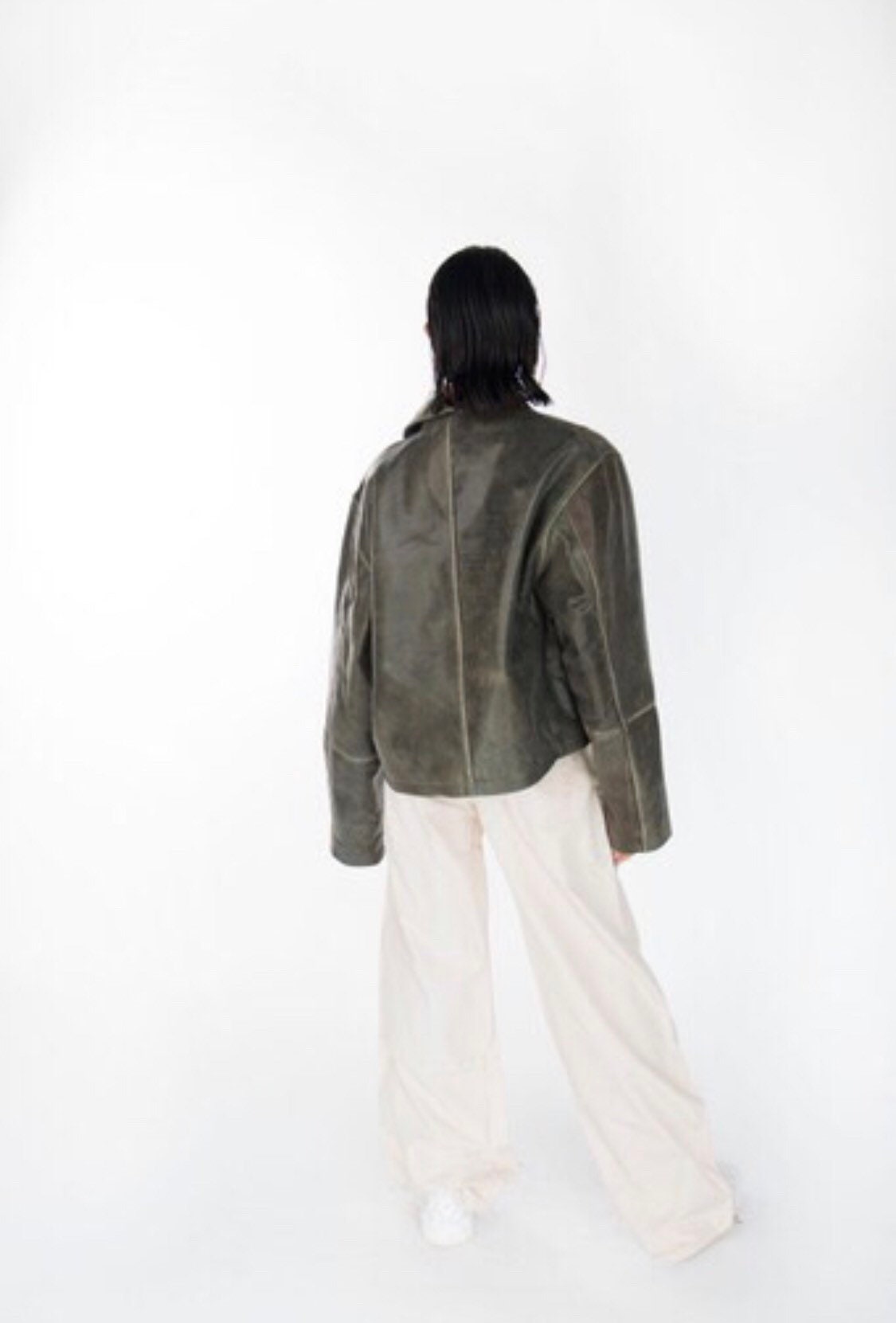 90's Distressed Leather Jacket, Distressed Vintage Leather 90's Distressed Leather Jacket, Distressed Vintage Leather