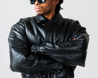 Mens Oversized Leather Bomber Jacket, Leather Bomber Jacket Mens Oversized Leather Bomber Jacket, Leather Bomber Jacket