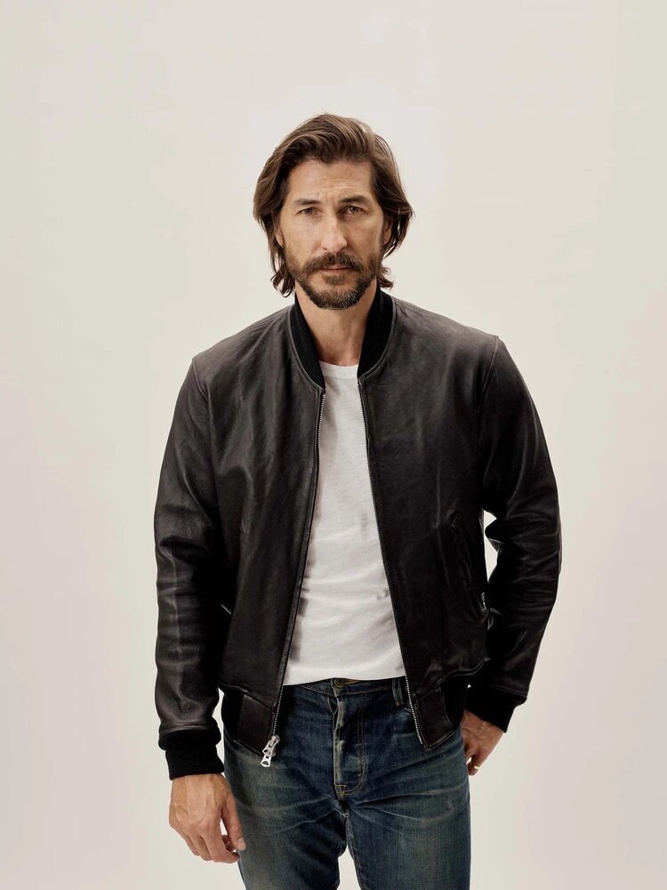 classic mens leather bomber jackets