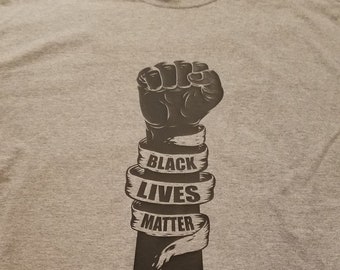 Black Lives Matter Fist T Shirt