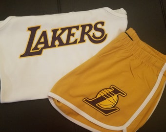 Conjunto corto de los Lakers