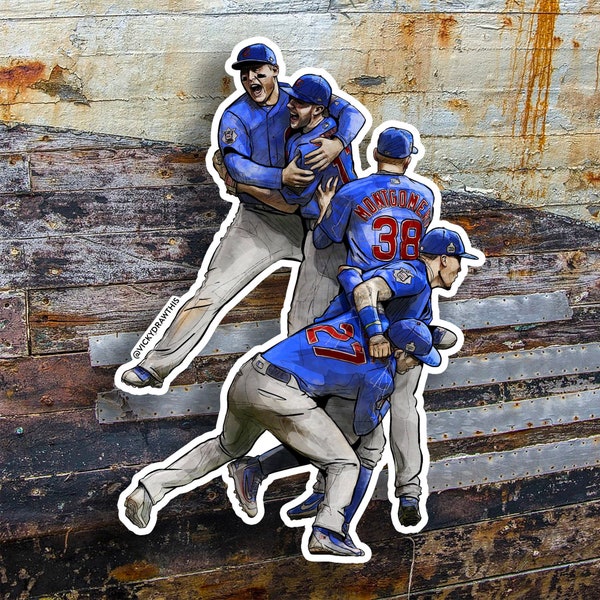 Chicago Cubs 2016 World Series Champions Sticker