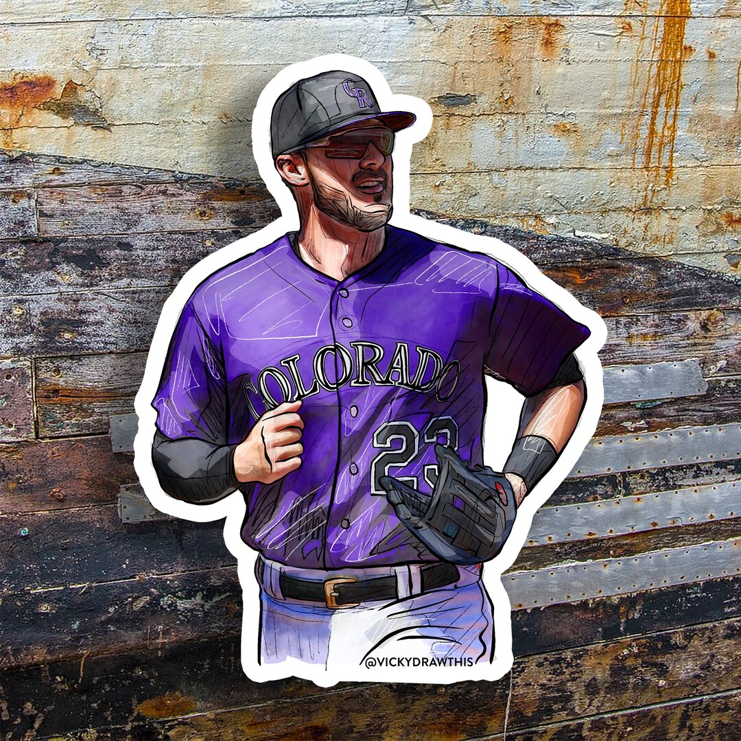 Kris Bryant Rockies Sticker - Etsy