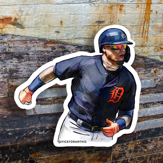 Javier Baez Detroit Tigers Sticker 