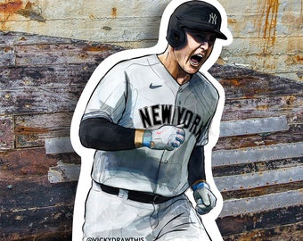 Rizzo Yankees Sticker