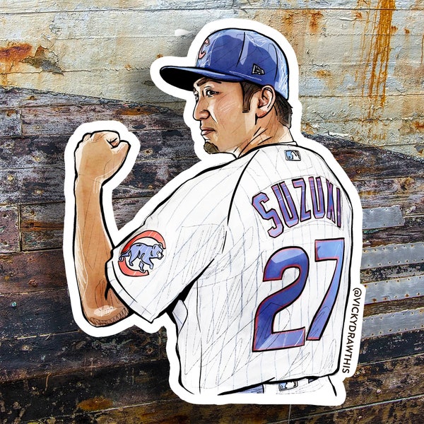 Seiya Suzuki Chicago Cubs Sticker