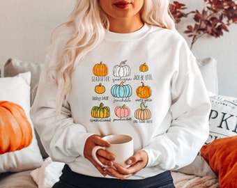 Fall pumpkin sweatshirts Clearance