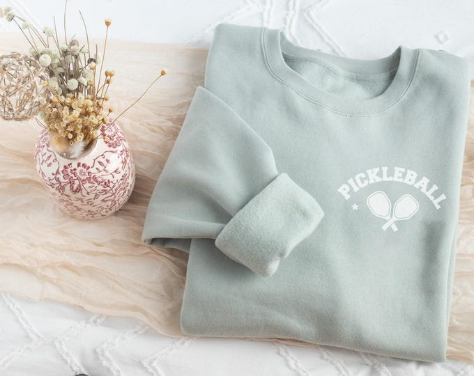 Custom Pickleball Sweatshirt or Tshirt, Pickleball T-shirt, Pickleball Sweatshirt, Pickleball Player Gift, Personalized Pickleball Team Gift