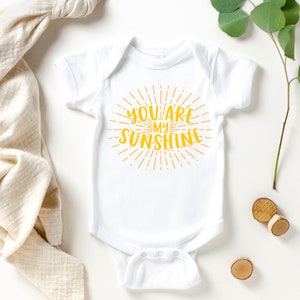 You are my Sunshine Baby Onesie®, Pregnancy Announcement Baby Bodysuit, Funny Baby Announcement Onesie, Gift Newborn, Baby Clothes